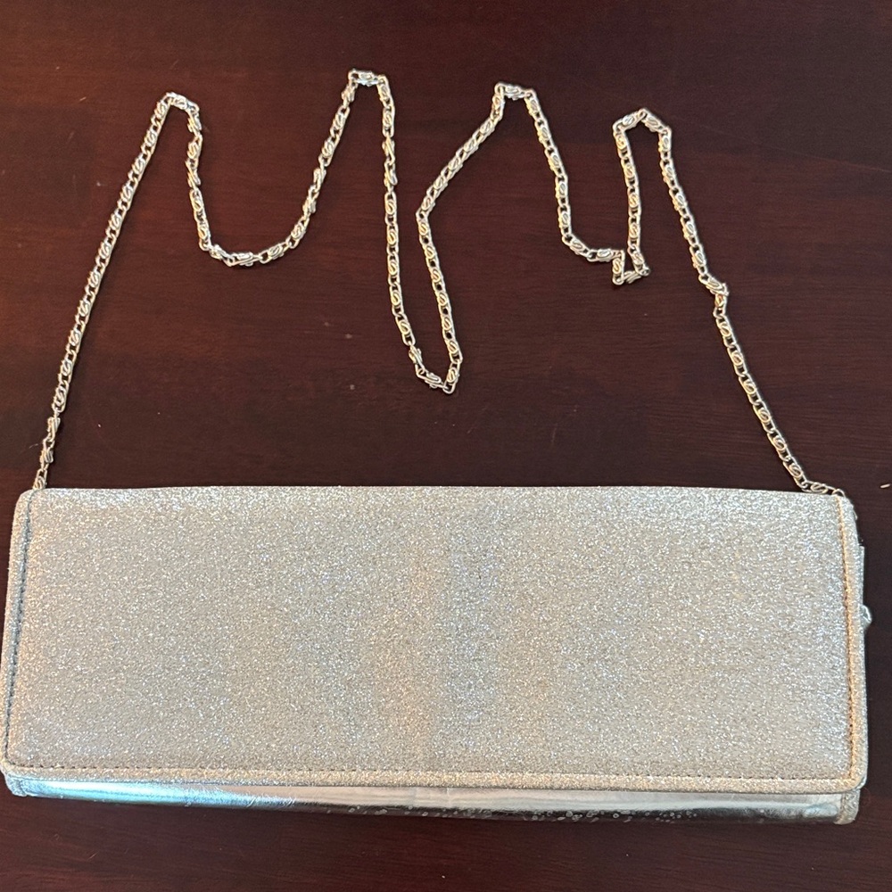Call It Spring Silver Evening Clutch